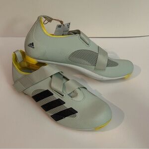 Adidas The Indoor Cycling Shoe Linen Green Mens 8.5 Womens 9.5 GX1668 NEW